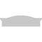 Ekena Millwork Eyebrow Architectural Grade PVC Pediment, 36"W x 10-1/2"H x 2-3/4"P PEDP036X105EYE00 - alternate 3